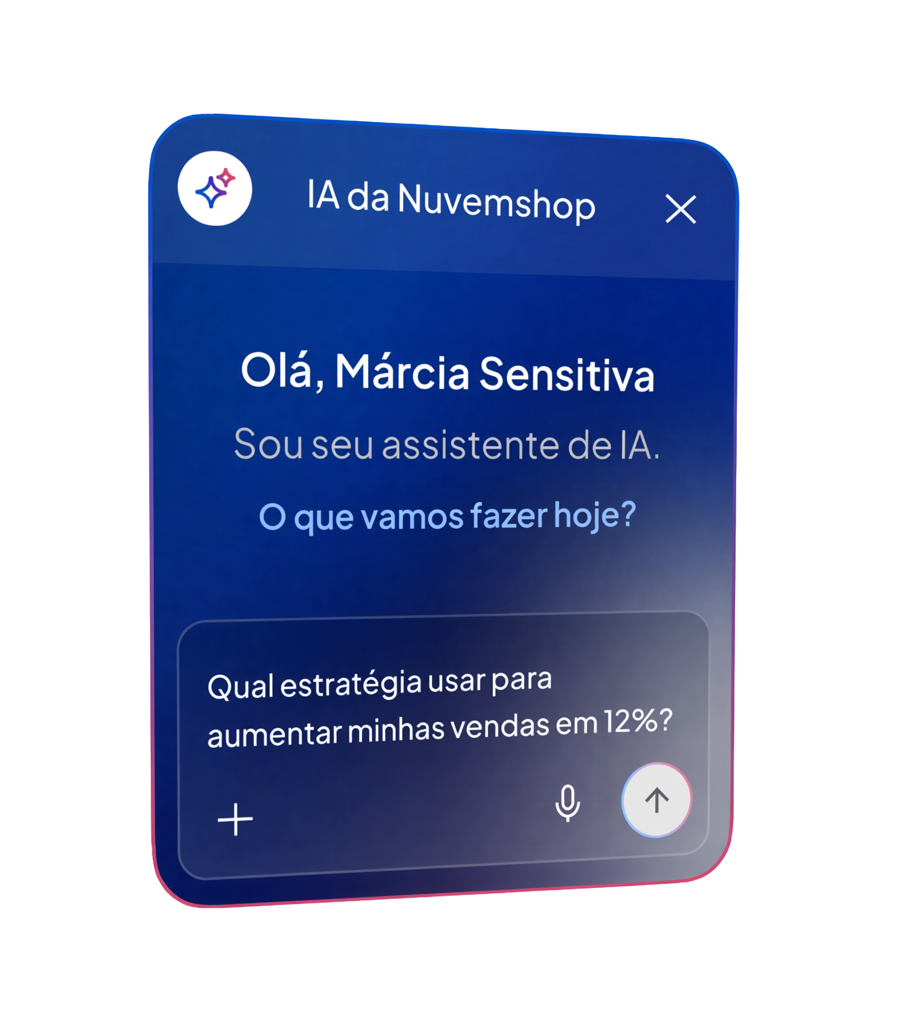 Interface do Lumi em ação